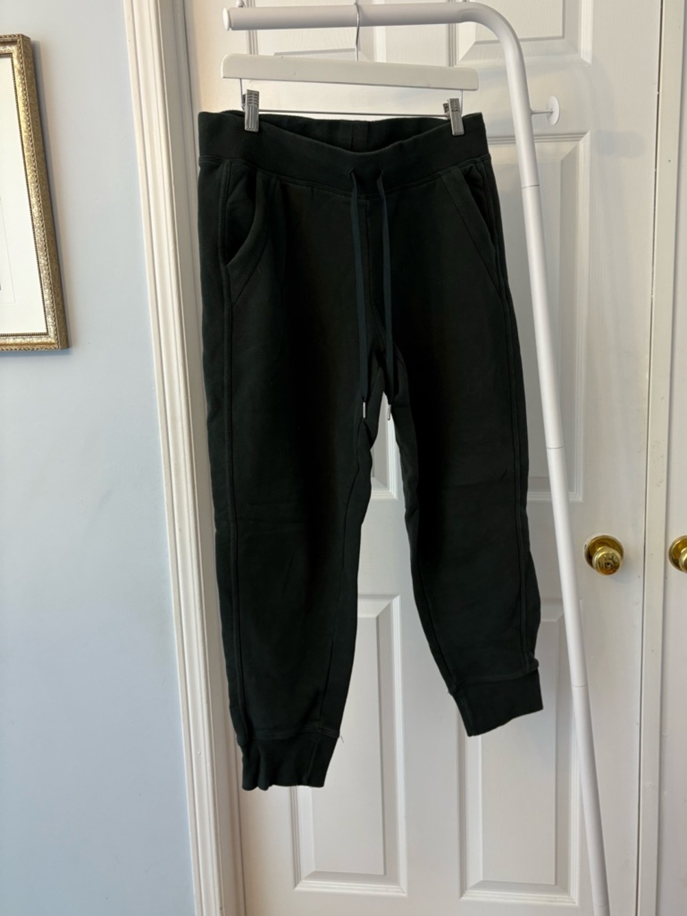 Lole Green Highrise Ankle Sweatpants Size Large Cotton - Picture 8 of 8